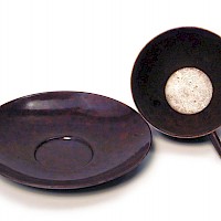 Tasse und Untertasse