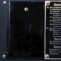 Meßgerät für Stromstärke