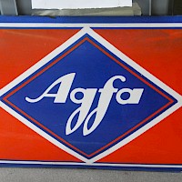 Emaille-Schild Agfa