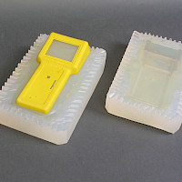 Werkstück mit Silikon-Form