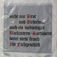 Tragetasche Brotkauf