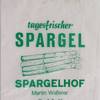 Tragetasche Tagesfrischer Spargel