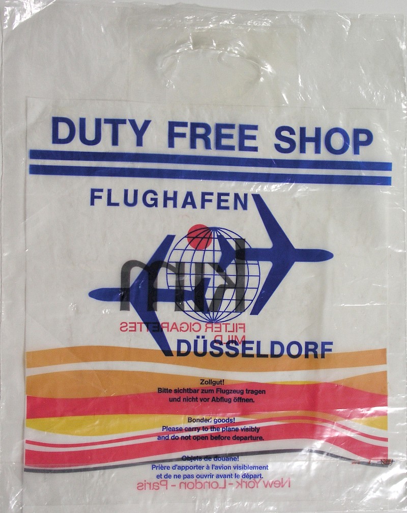 Tragetasche Duty Free Shop Düsseldorf