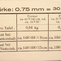 Musterheft Celluloid