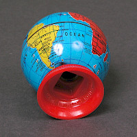 Bleistiftspitzer in Form eines Globus