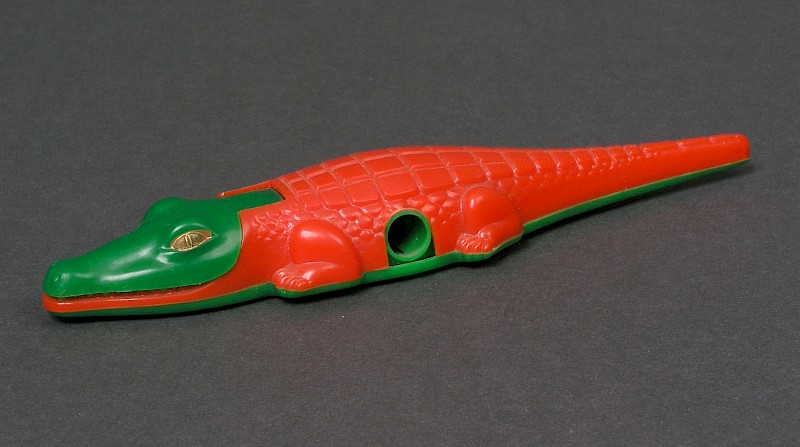 Bleistiftspitzer in Krokodilform