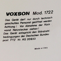 VOXSON 1722