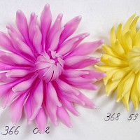 Musterkarte für Kunstblumen