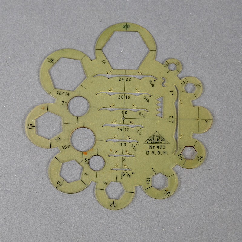 Schraubenschablone