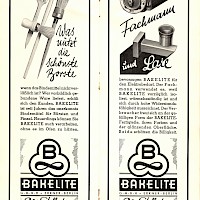 Werbebroschüre Bakelite® Der Stoff der 1000 Möglichkeiten