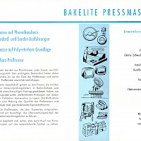 Werbebroschüre Bakelite®