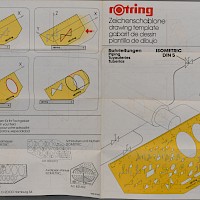Rotring Art. 831 680, Rohrleitungen Isometric