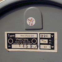 Philips Ventilator Type HA 2722/20