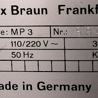 Braun MP 3